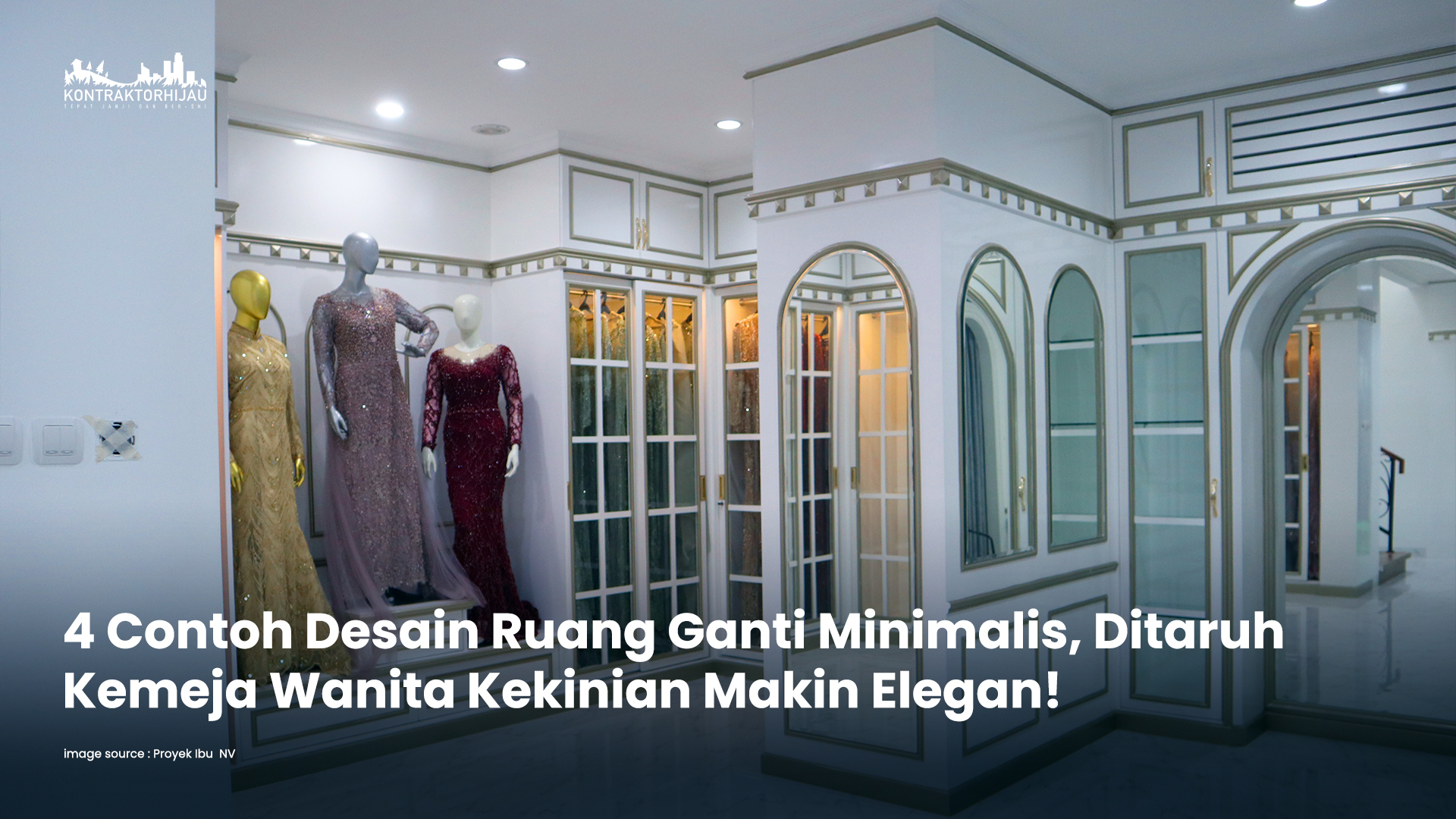4 Desain Ruang Ganti Minimalis, yang Kekinian dan Elegan