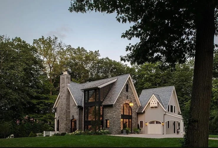 Inspirasi Desain Rumah Eropa Modern, Seperti Rumah Ghibli