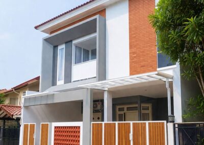Bangun Rumah Modern Ibu AD di Tangerang