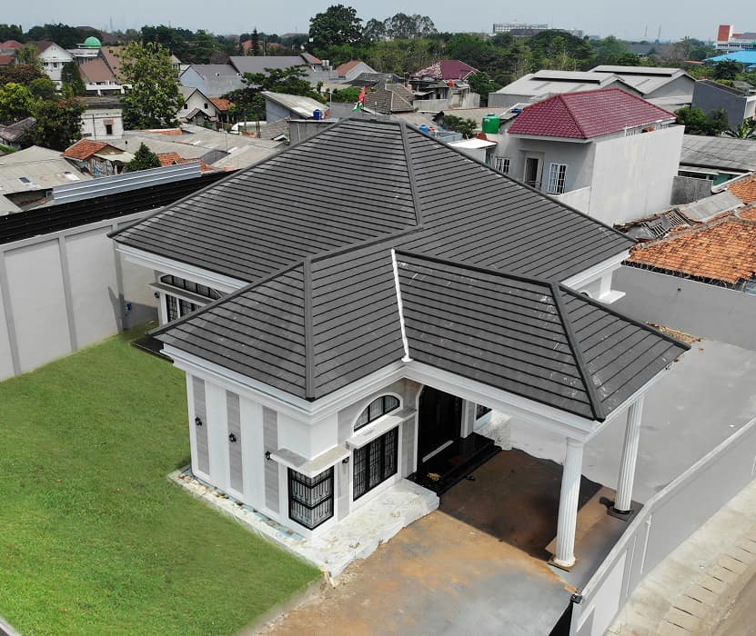 Rumah klasik 1 lantai 1 jasa gambar arsitek