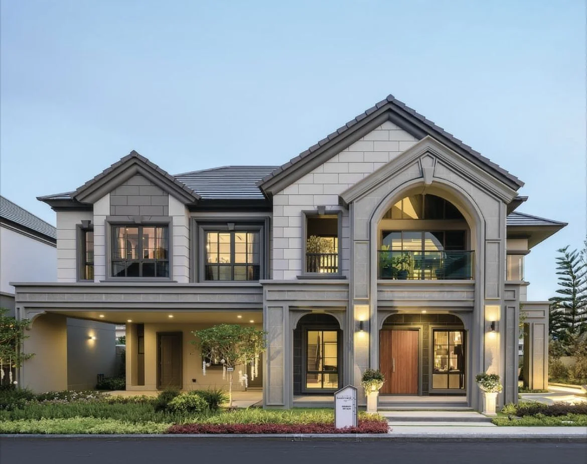 5 Desain Rumah Mewah 2 Lantai Klasik