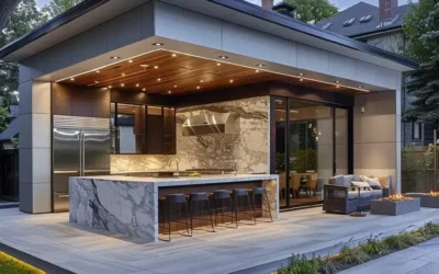 10 Inspirasi Desain Dapur Outdoor yang Mewah dan Menawan