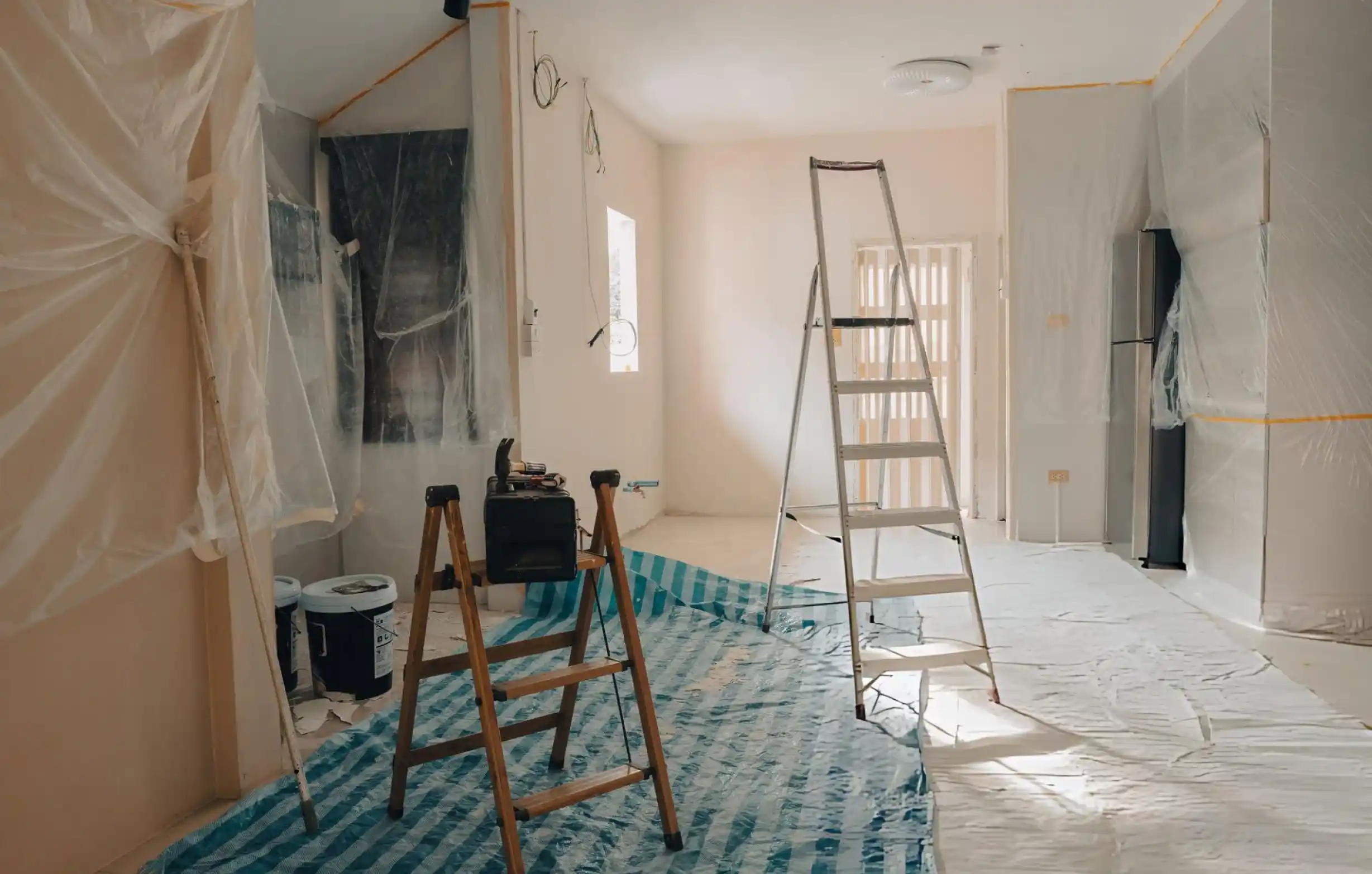 Persiapan Lokasi dan Pengosongan Area Renovasi